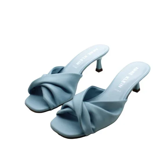 Anne Klein Women S Laila Dress Sandals - Light Blue - Picture 5 of 9
